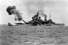 hms anson firing guns